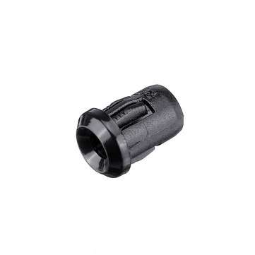200pcs 3MM LED Holder Black Plastic Diode Lampshade Holder Clip Bezel Mount Light Case Cup Bezels Mo
