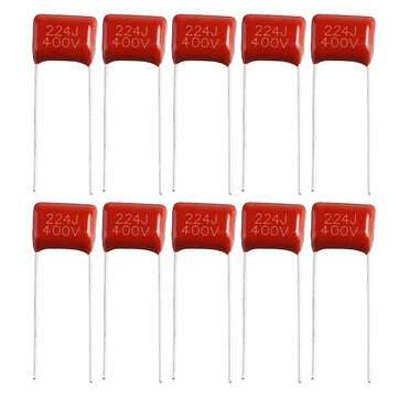 200pcs CBB22 Capacitor 400V 224J