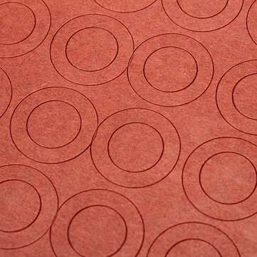 200Pcs Cardboard 18650 Battery Insulators Electrical Insulating Adhesive Paper