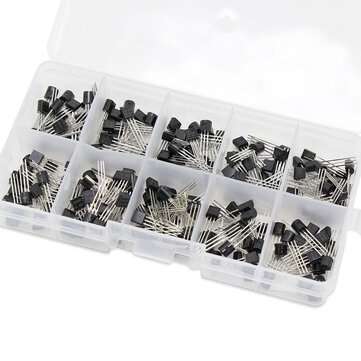 200pcs NPN PNP Transistor TO-92 Power Transistor 10 Values Each 20