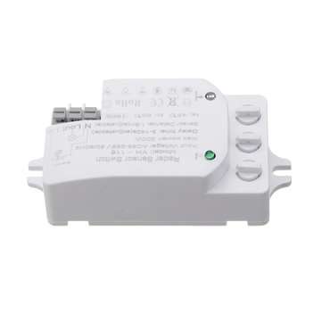 200W Adjustable Microwave Radar Sensor Light Switch Detector for Panel Fluorescent Lamps AC85-265V