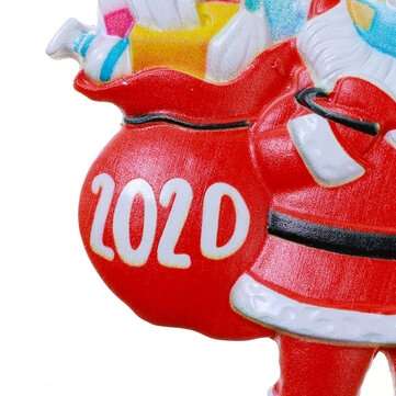 2020 Christmas Ornament Santa Wearing Mask In Quarantine Keepsake