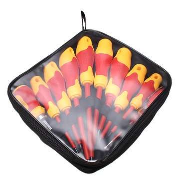 2028E 10pcs Electronic Insulated Hand Screwdriver Tools Accessory Set