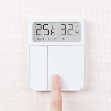 2021 New Version Xiaomi Mijia Bluetooth Mesh Smart Wall Switch Temperature & Humidity Sensor Thermom