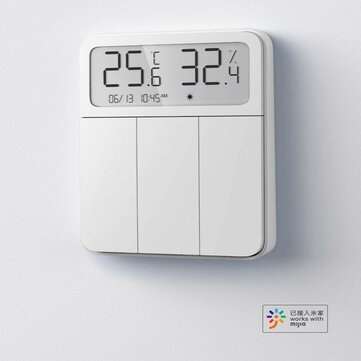 2021 New Version Xiaomi Mijia Bluetooth Mesh Smart Wall Switch Temperature & Humidity Sensor Thermom