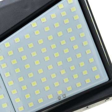 208LED Solar Powered Wall Light PIR Motion Sensor Outdoor Garden 3 Side Lamp