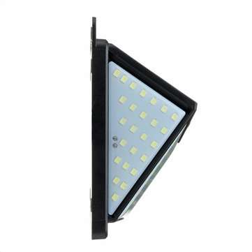 208LED Solar Powered Wall Light PIR Motion Sensor Outdoor Garden 3 Side Lamp