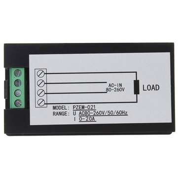 20A Power Monitor Module AC Meter Panel