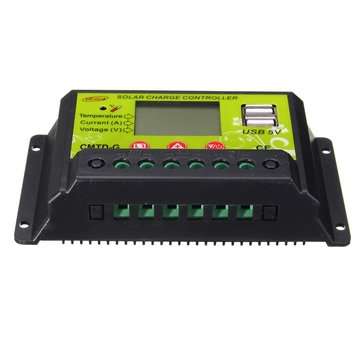 20A Solar Panel Charge PWM Controller Regulator LCD 12V  24V