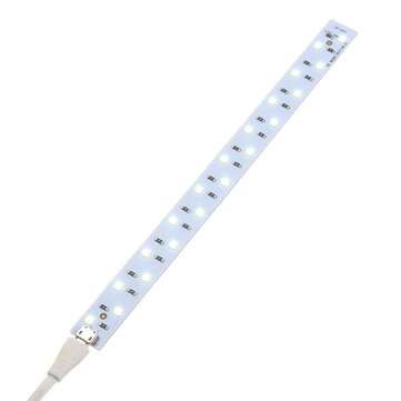 20CM Mini USB White Portable LED Night Strip Light Bar Studio Cabinet Closet Lamp DC5V