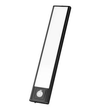 20CM Cabinet Closet Lights Motion Sensor Light Indoor LED... (LIGHT COLOR: WARMLIGHT | COLOR: BLACK)