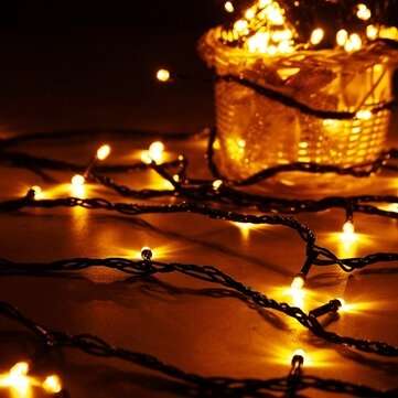 20M 200 LED String Fairy Light Outdoor Christmas Xmas Wedding Party Lamp 220V (COLOR.: YELLOW)