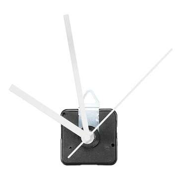 20mm Quartz Silent Clock Movement Mechanism Module DIY Kit Hour Minute Second Wit... (COLOR.: WHITE)