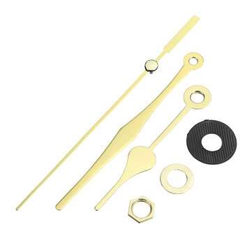 20mm Shaft Length Gold Hands Quartz Wall Clock Silent Movement Mechanism Repair Parts