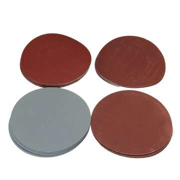 20pcs 125mm Sandpaper Abrasive Discs 5 Inch 1000 1500 2000 3000 Grit Sanding Paper