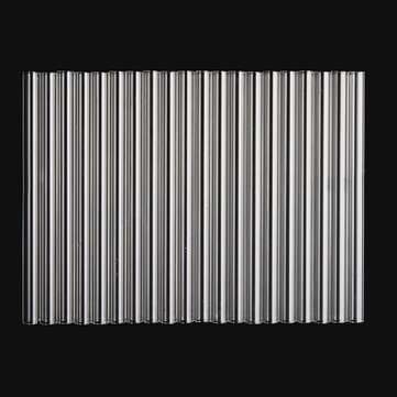 20Pcs 10mmx150mm Borosilicate Glass Tubes Clear Blowing Tubing 2mm Wall