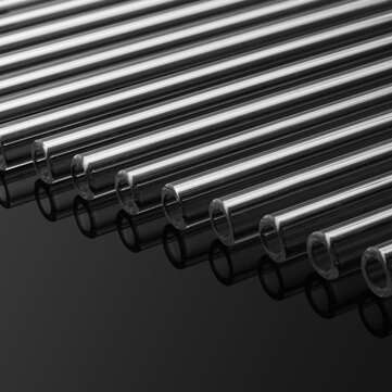 20Pcs 10mmx150mm Borosilicate Glass Tubes Clear Blowing Tubing 2mm Wall