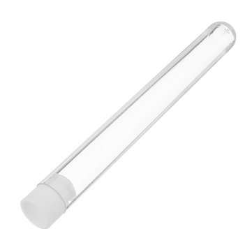 20Pcs 13100mm Clear Plastic Laboratory Test Tube with Cap