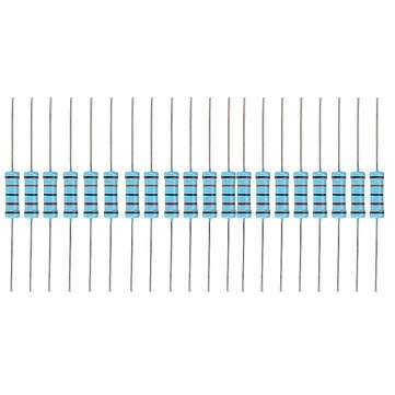 20pcs 2W 120KR Metal Film Resistor Resistance 1% 120K ohm Resistor