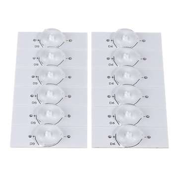 20pcs 3V SMD Lamp Beads with Optical Lens Fliter and 2M Wire for 32-65 inch LED TV Repair