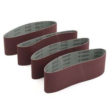 20pcs 3x21 Inch Sanding Belts 40/60/80/120 Grits Aluminium Oxide Sander Abrasive Sanding Belts