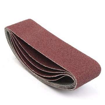 20pcs 3x21 Inch Sanding Belts 40/60/80/120 Grits Aluminium Oxide Sander Abrasive Sanding Belts