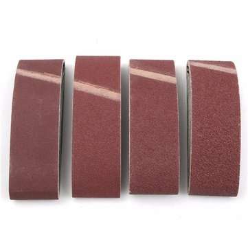 20pcs 3x21 Inch Sanding Belts 40/60/80/120 Grits Aluminium Oxide Sander Abrasive Sanding Belts