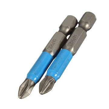 20pcs 50mm PH2 Magnetic Screwdriver Bit Anti Slip Hex Shank Screwdriver