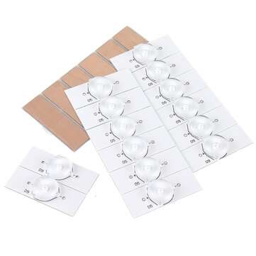 20pcs 3V SMD Lamp Beads with Optical Lens Fliter for 32-65 inch LED TV Repair