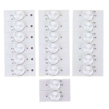 20pcs 3V SMD Lamp Beads with Optical Lens Fliter for 32-65 inch LED TV Repair