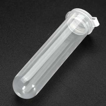 20Pcs 7mL Round Bottom Centrifuge Tube Clear Polypropylene EP Tube with Cap
