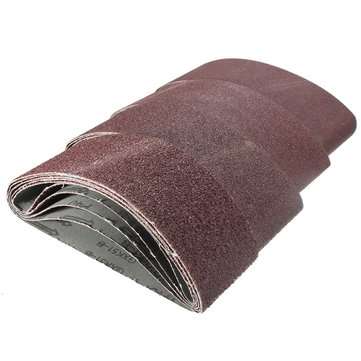 20pcs 75mm x 457mm Sanding Belts Power Tool Sander Mixed Grit Grinding Sanding Belts 40/60/80/120 Gr