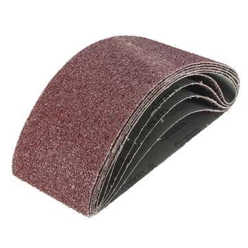 20pcs 75mm x 457mm Sanding Belts Power Tool Sander Mixed Grit Grinding Sanding Belts 40/60/80/120 Gr