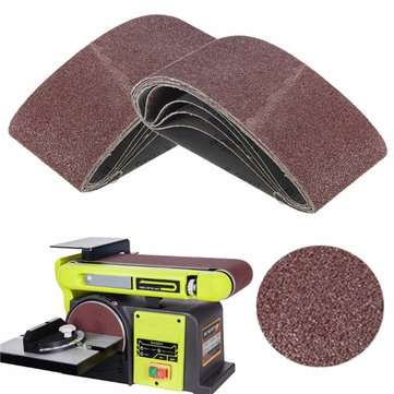 20pcs 75mm x 457mm Sanding Belts Power Tool Sander Mixed Grit Grinding Sanding Belts 40/60/80/120 Gr