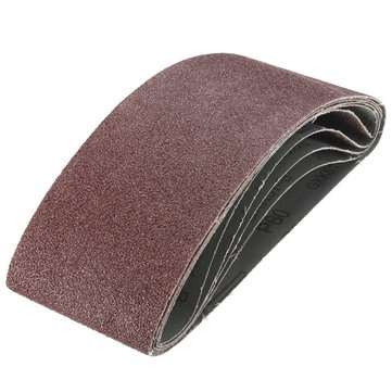 20pcs 75mm x 457mm Sanding Belts Power Tool Sander Mixed Grit Grinding Sanding Belts 40/60/80/120 Gr