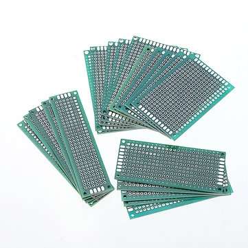 20pcs 5x7 4x6 3x7 2x8cm Double Side Prototype Diy Universal Printed Circuit PCB Board Protoboard pcb