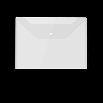20Pcs A4 Transparent File Folder with Pocket Snap Closure Document Organizer... (COLOR: TRANSPARENT)