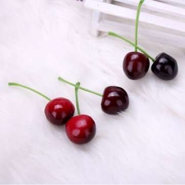20pcs Foam Fruit Cherry Home Party kitchen Decorating Mould Learning Props