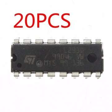 20Pcs L293D L293 L293B DIP / SOP Push Pull Four Channel Motor Driver IC