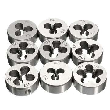 20pcs Metric Screw Tap Wrench and Die Pro Set M3-M12 Nut Bolt Alloy Metal Tool