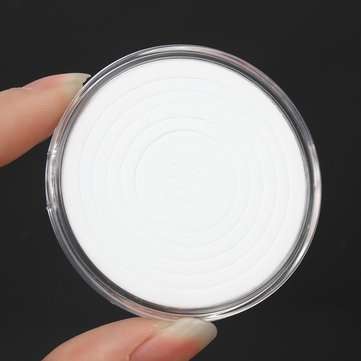 20Pcs Plastic Round Coin Holder Portable Storage Case Boxes Container 5 Size Pad