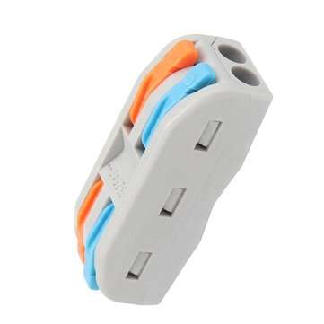 20Pcs PCT-2 2Pin Colorful Docking Connector Electrical Connectors Wire Terminal Block Universal Elec