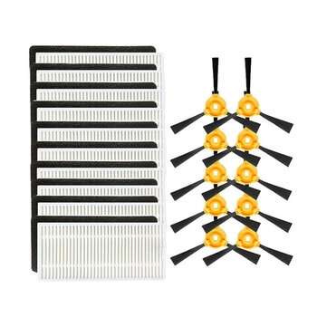 20pcs Replacements for Ecovacs Deebot N79 N79S Vacuum Cleaner Parts Accessories Side Brushes*10 HEPA
