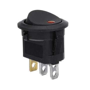 20PCS Rocker Switch Toggle 12V for Led Light Car Auto Boat Round ON/OFF SPST 20 AMP