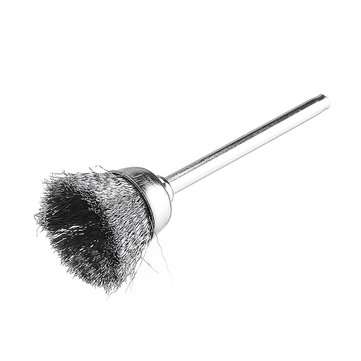 20pcs Stainless Steel Wire Brush Set Cleaner Polishing Brushes Cup Wheel For Dremel Rotary Tool