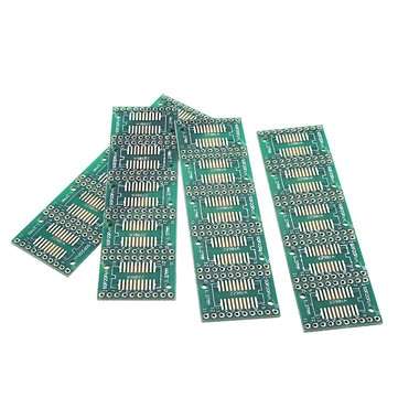 20pcs SOP20 SSOP20 TSSOP20 To DIP20 Pinboard SMD To DIP Adapter 0.65mm/1.27mm To 2.54mm DIP Pin Pitc