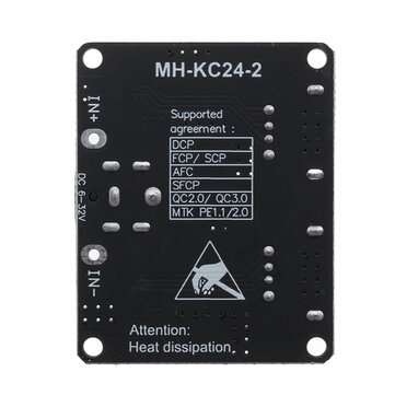 20pcs USB 2CH QC3.0 QC2.0 DC-DC Buck Converter Charging Step Down Module 6-32V 9V 12V 24V to Fast Qu