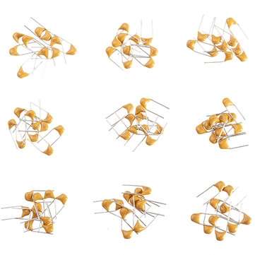 20pF - 1uF 50V 180pcs 18 Values Leaded Multilayer / Monolithic Ceramic Capacitor Assorted Kit 10pcs