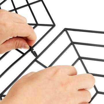 20Pcs/Set Fish Pond Guard Protector Grids Pond Fish Net w/ 40Pcs/Set Buckles for Fishing