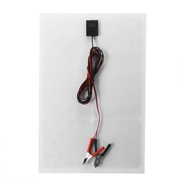 20W 18V Solar Panel with 3m Cables Rear Junction Box for Outdoor Portable Emergency Charging